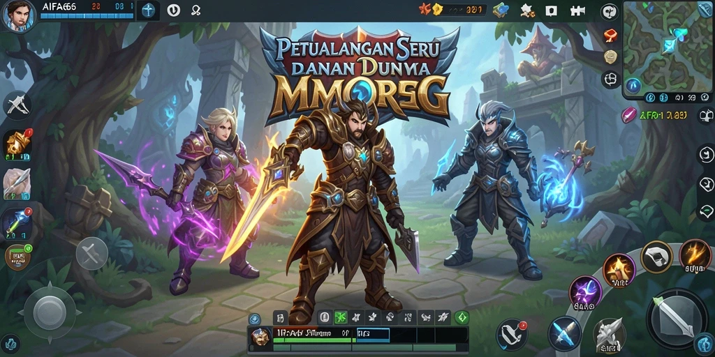 Tampilan gameplay AIFA66 yang penuh aksi dan petualangan.