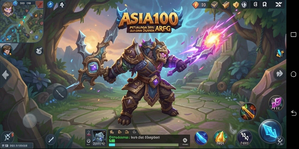 Tampilan gameplay menarik dari <strong>ASIA100</strong> dengan pertarungan yang mendebarkan.