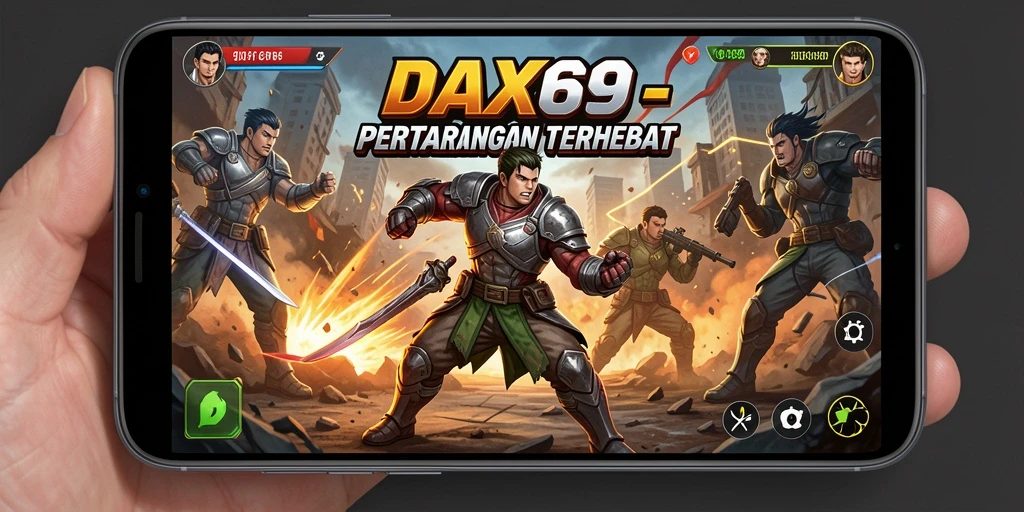 Tampak pertandingan seru antara dua pejuang di DAX69.