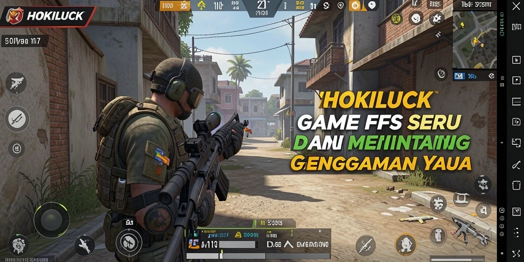 Tampak gameplay HOKILUCK yang menantang dan seru.