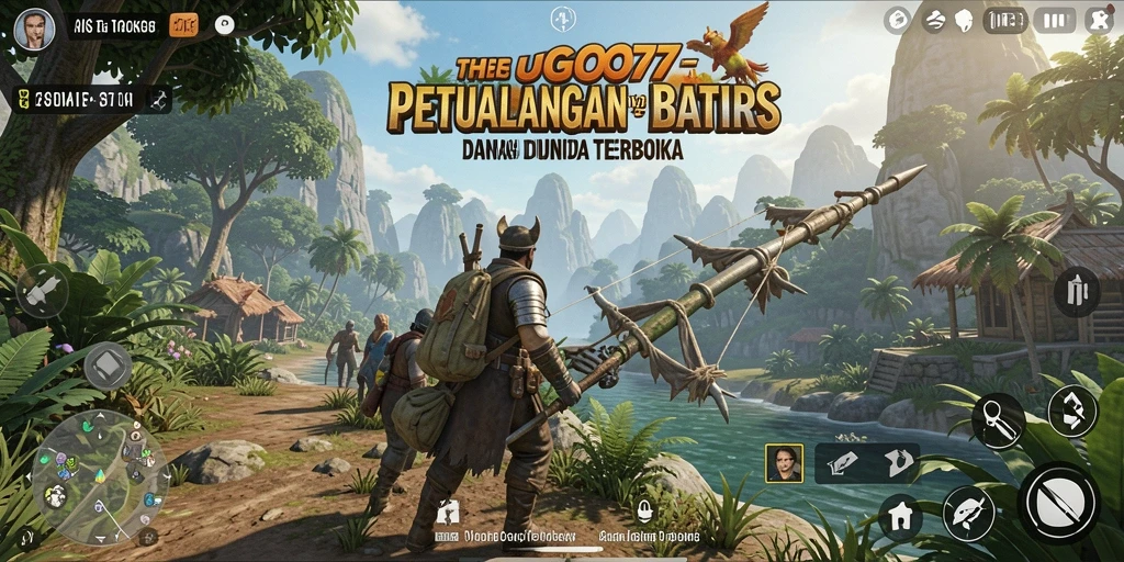 Gameplay HUGO77 yang penuh eksplorasi di dunia terbuka.