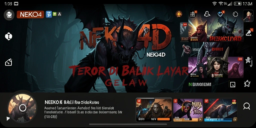 Gameplay NEKO4D dengan suasana horror yang mencekam.