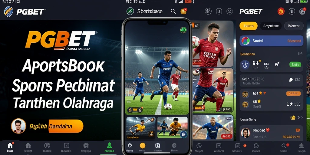 Tampilan menarik dan mudah diakses dari gameplay Sportsbook PGBET.
