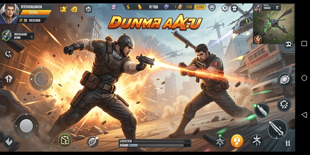 Tampilan gameplay seru dan mendebarkan di RI188