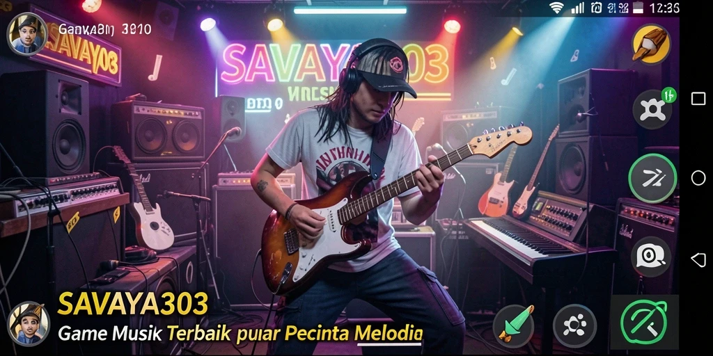 Tampilan menarik dari gameplay music SAVAYA303.