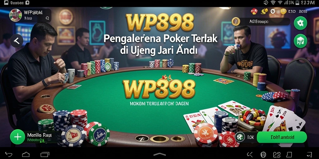 Gameplay WP888 dengan pemain menikmati permainan Poker secara online.
